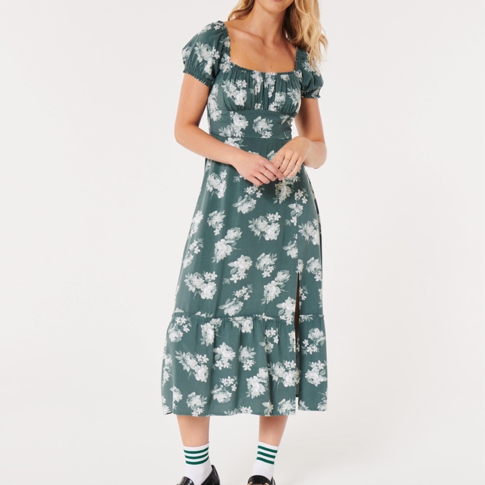 Hollister On or Off Shoulder Midi Dress